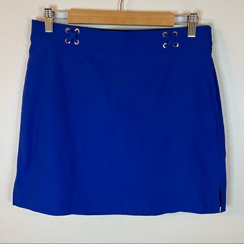 Rafaela Women’s Comfort Skort size Small Royal Blue Pull-on Elastic Waist